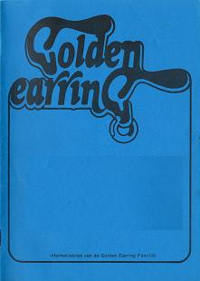 Golden Earring fanclub magazine 1978#3 front cover